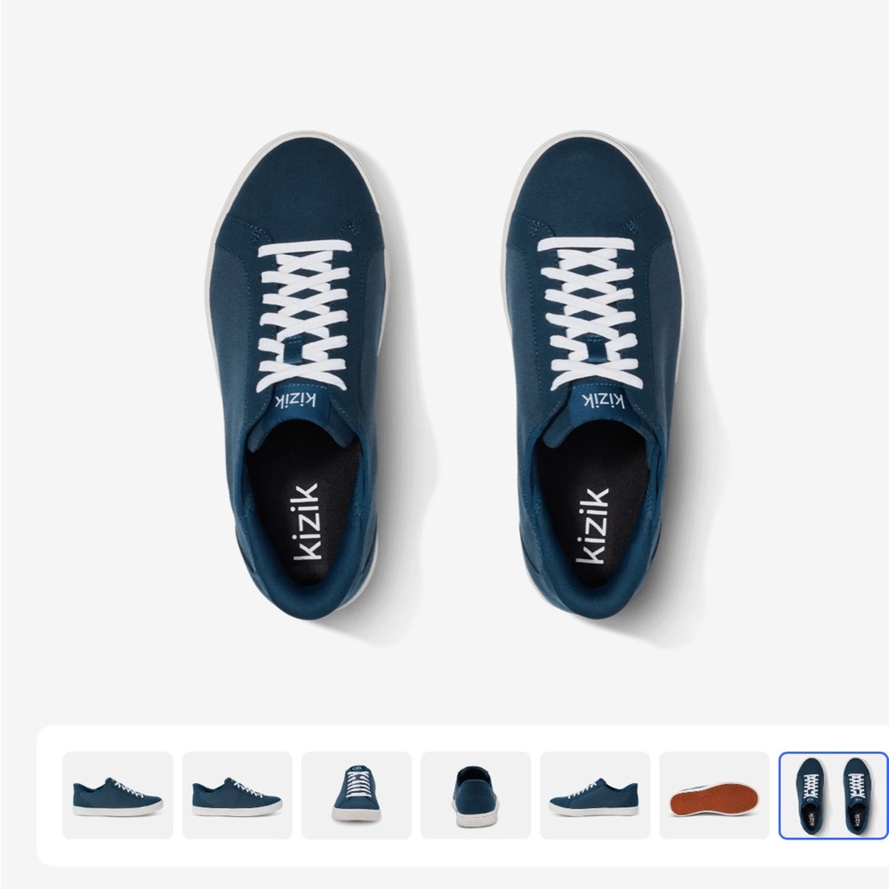 Kizik Irvine Blue Sneakers - Like New